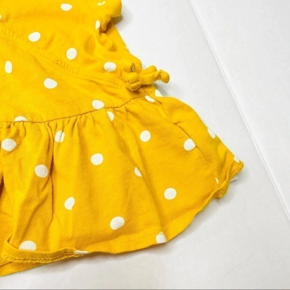 OLD Navy Polka Dot Peplum Faux Wrap Top for Toddler Girls
